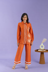 Floral Printed Shirt With Pant For Womens