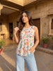 Bloomscape Printed Sleeveless Top