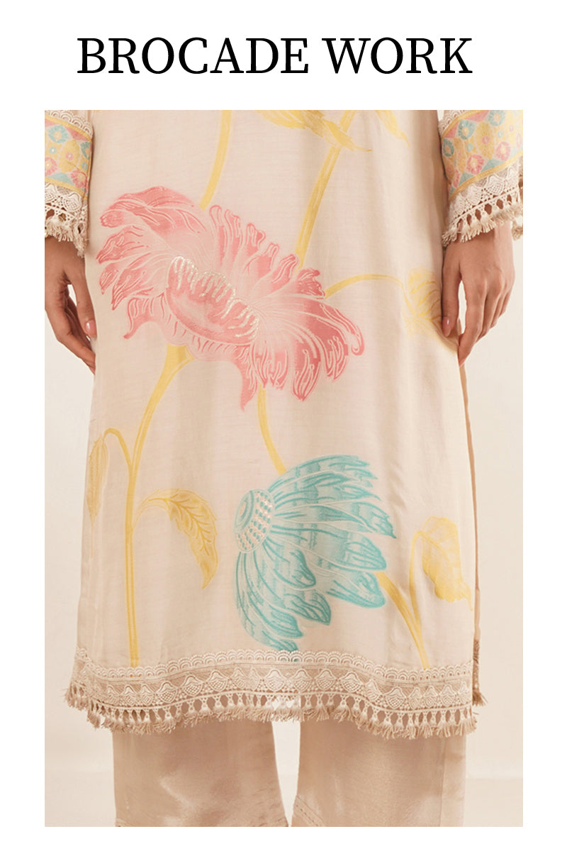 Latest Brocade Kurti Desgin