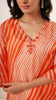 v-neck-kurti-set-orange