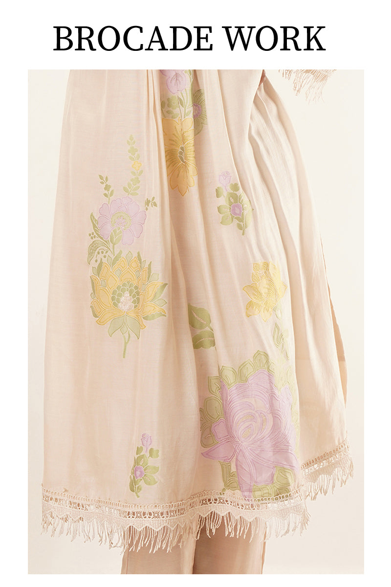 Brocade Kurti Neck Design