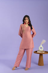 Pink Kurti Set For Women