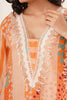 orange-mixed-print-fringe-trimmed-tunic-set