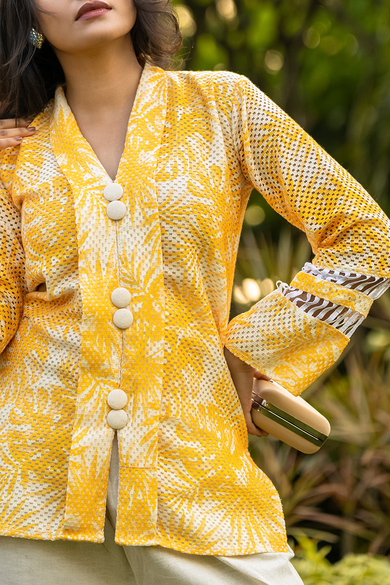 brown-chealsea-collars-net-printed-shirt-set