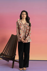 Long Sleeve Floral Printed Shirts For Women