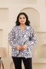 Abstract print Top full sleeve