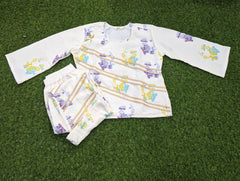 Floral Printed Cotton Crinkle Co-ord Set
