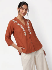 Taupe Sleeveless Tie-Waist Peplum Top for Women